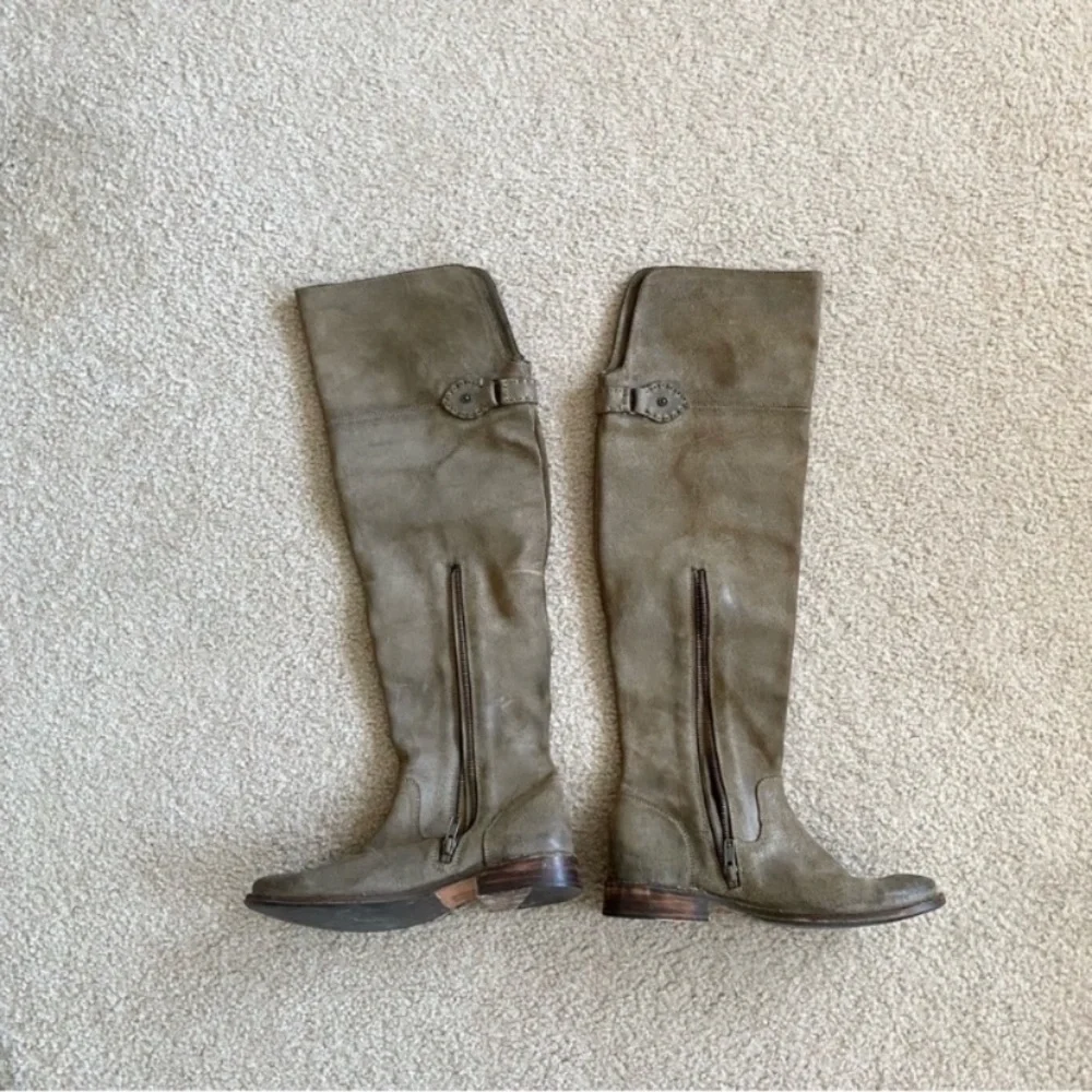 Frye Shirley OTK Foldover Riding Boot